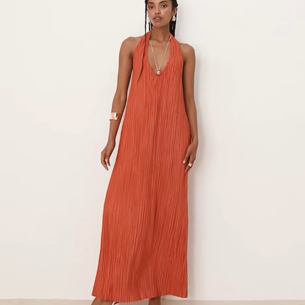 ASOS halter maxi dress